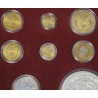 ** 13,27 ONZAS de PLATA PURA ** HISTORIA DE LA MONEDA ESPAÑOLA 1474 a 1868 BAÑO DE ORO 17 MEDALLAS 412 gramos