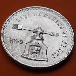 . @ESCASA@ MEXICO 1 ONZA 1979 BALANZA KM.M49 MONEDA SC- OZ Mejico UNA ONZA TROY DE PLATA PURA R/3