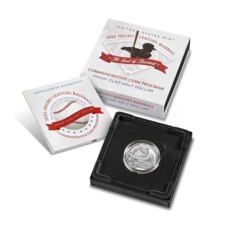 . 1 moneda x ESTADOS UNIDOS 1/2 DOLAR 2022 S BEISBOL y AUTOBUS NEGRO LEAGUES BASEBALL NICKEL PROOF ESTUCHE Us Mint