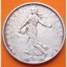 FRANCIA 5 FRANCOS 1963 SEMBRADORA SEMEUSE KM.926 MONEDA DE PLATA MUY CIRCULADA France 5 Francs silver 0,32 ONZAS R/4