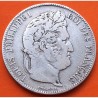 FRANCIA 5 FRANCOS 1838 W Ceca de LILLE Rey LOUIS PHILIPPE I KM.749.13 MONEDA DE PLATA MBC- Republique Francaise R/2