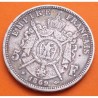 FRANCIA 5 FRANCOS 1869 BB Ceca de ESTRASBURGO EMPERADOR NAPOLEON III KM.799.2 MONEDA DE PLATA MBC France R/1
