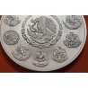 1ª AÑO DE EMISIÓN @RARA@ MEXICO 2 ONZAS 1996 ANGEL LIBERTAD MONEDA DE PLATA PURA 999 SC silver coin OZ OUNCE
