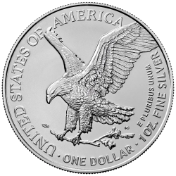 ** PAPA LEÓN XIV 5.000 uds - COLORES ** ESTADOS UNIDOS 1 DOLAR 2025 EAGLE LIBERTY MONEDA DE PLATA PURA cápsula ONZA