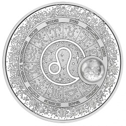 . @01 JULIO - Envío@ AUSTRIA 20 EUROS 2026 LEO Serie Constelaciones 3ª MONEDA DE PLATA + XXXX Estuche LEÓN