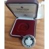 * 2 monedas * SAN MARINO 5 EUROS + 10 EUROS 2012 AMERICO VESPUCCIO y ALIGI SASSU PLATA PROOF ESTUCHE