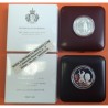 * 2 monedas * SAN MARINO 5 EUROS + 10 EUROS 2012 AMERICO VESPUCCIO y ALIGI SASSU PLATA PROOF ESTUCHE
