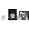* MUY RARA * FRANCIA 10 EUROS 2024 ARCO DEL TRIUNFO Serie HERITAGE MONEDA DE PLATA ESTUCHE PROOF
