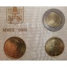 VATICANO CARTERA OFICIAL EUROS 2009 BU SET PAPA BENEDICTO XVI 1+2+5+10+20+50 CENTIMOS 1 EURO + 2 EUROS 2009 SC Divisionale