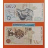 * 2 billetes MUY BONITOS * España 5000 PESETAS 1992 CRISTOBAL COLON + 10000 PESETAS 1992 JUAN CARLOS I Pick 166 Spain P/2