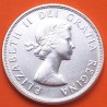 CANADA 1 DOLAR 1962 INDIOS EN CANOA VOYAGEUR KM.54 MONEDA DE PLATA EBC- silver 0,60 ONZAS R/1