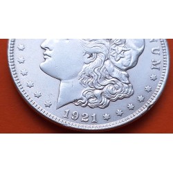 . ÚLTIMO AÑO DE FABRICACIÓN x ESTADOS UNIDOS 1 DOLAR 1921 MORGAN KM.110 MONEDA DE PLATA EBC USA $1 Dollar coin R/4