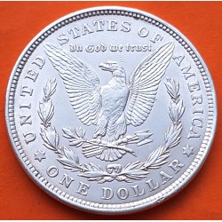 . ÚLTIMO AÑO DE FABRICACIÓN x ESTADOS UNIDOS 1 DOLAR 1921 MORGAN KM.110 MONEDA DE PLATA EBC USA $1 Dollar coin R/4