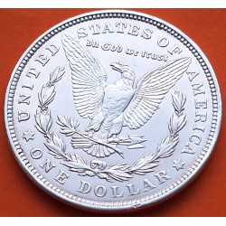 . ÚLTIMO AÑO DE FABRICACIÓN x ESTADOS UNIDOS 1 DOLAR 1921 MORGAN KM.110 MONEDA DE PLATA EBC USA $1 Dollar coin R/4