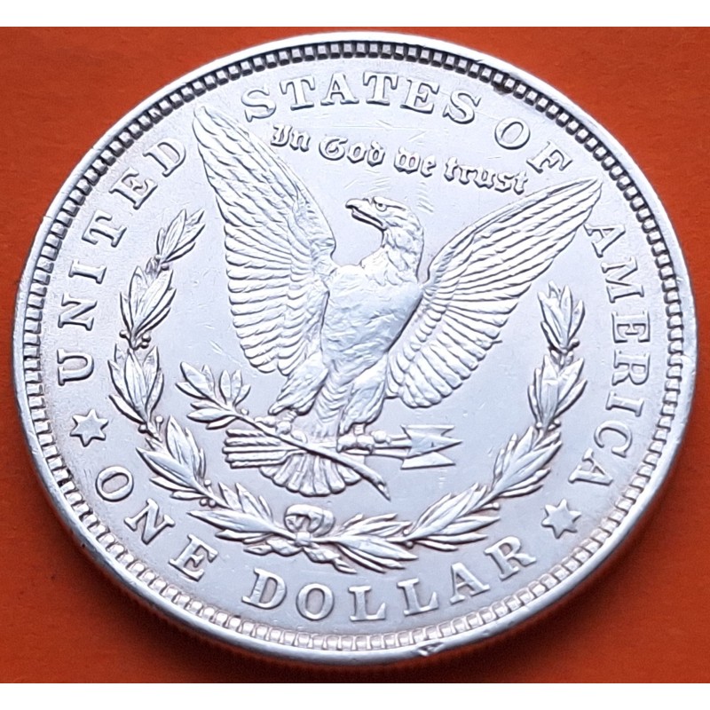 . ÚLTIMO AÑO DE FABRICACIÓN x ESTADOS UNIDOS 1 DOLAR 1921 MORGAN KM.110 MONEDA DE PLATA EBC USA $1 Dollar coin R/4