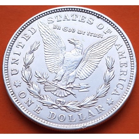 . ÚLTIMO AÑO DE FABRICACIÓN x ESTADOS UNIDOS 1 DOLAR 1921 MORGAN KM.110 MONEDA DE PLATA EBC USA $1 Dollar coin R/4
