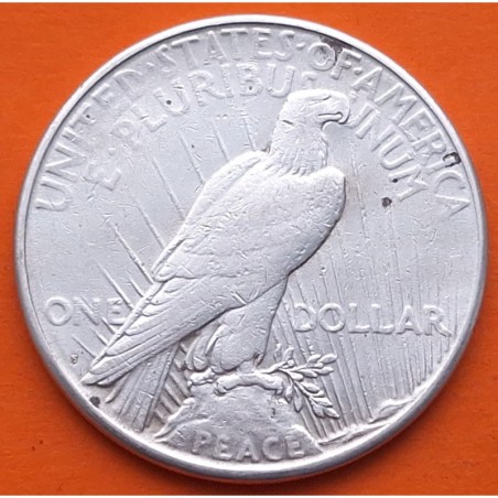 ESTADOS UNIDOS 1 DOLAR 1923 S PEACE PAZ KM.150 MONEDA DE PLATA MBC + IMPERFECCIONES USA $1 Dollar silver R/1