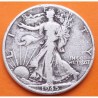 ESTADOS UNIDOS 1/2 DOLAR 1945 P WALKING LIBERTY KM.142 MONEDA DE PLATA MUY CIRCULADA USA silver Half Dollar WWII R/2