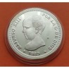 0,80 ONZAS x MEDALLA FNMT HISTORIA DE LA PESETA ESPAÑA 2 PESETAS 1889 ALFONSO XIII PLATA 27 gramos 925 milésimas