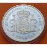 1,30 ONZAS x MEDALLA FNMT HISTORIA DE LA PESETA ESPAÑA 5 PESETAS 1875 * 18/75 DEM ALFONSO XI PLATA 44 gramos 925 milésimas