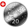 * 1/8 NOVIEMBRE Envío * SUIZA 20 FRANCOS 2026 B EL VERANO Serie 4 SEASONS MONEDA DE PLATA Switzerland