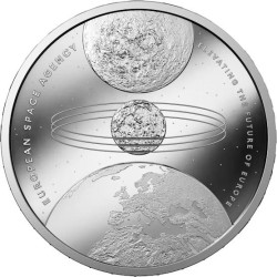 * 1 NOVIEMBRE Envío - BAJO PEDIDO * SUIZA 20 FRANCOS 2026 B COHETE ARIANE-6 MONEDA DE PLATA Switzerland