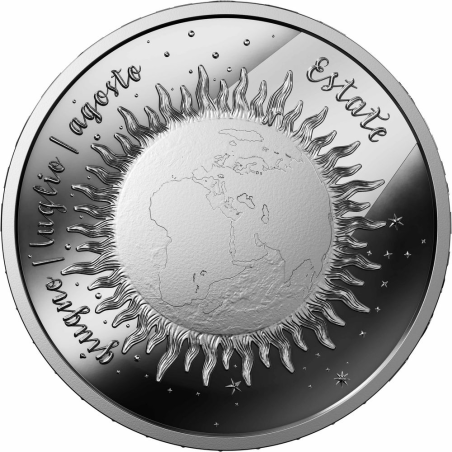 * 1/8 NOVIEMBRE Envío * SUIZA 20 FRANCOS 2026 B EL VERANO Serie 4 SEASONS MONEDA DE PLATA Switzerland