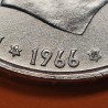 @ESTRELLA TRUCADA / MANIPULADA@ ESPAÑA 100 PESETAS 1966 * 19 69 PALO CURVO FRANCISCO FRANCO MONEDA DE PLATA