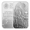 **AGOTADO** INGLATERRA DARK SIDE Lingote DARTH VADER STAR WARS JEDI 1 ONZA 2025 PLATA 999.9 ROYAL MINT