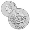 ** 1ª MONEDA con CHARLES III ** AUSTRALIA 1 DOLAR 2024 KOALA Edición PERTH MINT MONEDA DE PLATA capsula ONZA OZ silver