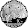 CHINA 10 YUAN 2016 OSO PANDA y PAGODA MONEDA DE PLATA Cápsula SILVER 30 Grs. 1 ONZA Oz Ounce