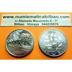 @AGOTADA y RARA@ AUSTRIA 3 EUROS 2017 COCODRILO MONEDA DE NICKEL SC @SE ILUMINA EN LA NOCHE@ Österreich KROKODIL Euro Coin