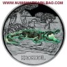 @AGOTADA y RARA@ AUSTRIA 3 EUROS 2017 COCODRILO MONEDA DE NICKEL SC @SE ILUMINA EN LA NOCHE@ Österreich KROKODIL Euro Coin