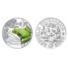 . AUSTRIA 3 EUROS 2018 RANA MONEDA DE NICKEL A COLORES SC @SE ILUMINA EN LA NOCHE@ Österreich FROSCH 3 Euro Coin
