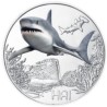 . AUSTRIA 3 EUROS 2018 TIBURON MONEDA DE NICKEL A COLORES SC @SE ILUMINA EN LA NOCHE@ Österreich HAI SHARK 3 Euro