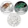 @RARA@ AUSTRIA 3 EUROS 2019 TORTUGA MONEDA DE NICKEL A COLORES SC @SE ILUMINA EN LA NOCHE@ Österreich 3€ Coin TURTLE