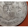 @ERROR SIN PUNTO@ ESPAÑA 5 PESETAS 1871 * 18 71 SDM AMADEO I DE SABOYA MONEDA DE PLATA (DURO) Spain silver KM.666