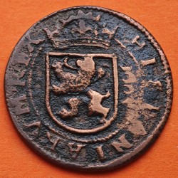 **FECHA NO VISIBLE** ESPAÑA Rey FELIPE III 8 MARAVEDIES 1607 ¿? SEGOVIA KM.9.5 MONEDA DE COBRE Philippvs III