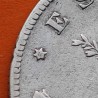 ESPAÑA Gobierno Provisional 2 PESETAS 1869 * 18 69 SNM DAMA KM.654 MONEDA DE PLATA MBC- Spain silver coin R/5