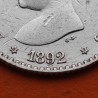ESPAÑA Rey ALFONSO XIII 50 CENTIMOS 1892 * 9 2 PGM Tipo PELON KM.690 MONEDA DE PLATA MBC- Spain silver R/2