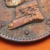 ESPAÑA Rey ALFONSO XIII 1 CENTIMO 1912 * 2 PCV REY y ESCUDO KM.731 MONEDA DE BRONCE MBC+ Spain R/1