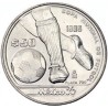 MEXICO 50 PESOS 1985 FIFA MUNDIAL DE FUTBOL 1986 DRIBBLING KM.498 MONEDA DE PLATA SC- silver 1/2 ONZA OZ Ley 720