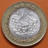 MEXICO 50 PESOS 1993 NIÑOS HEROES KM.571 MONEDA BIMETALICA DE PLATA y LATON MBC++ 1/2 Onza MEJICO R/3