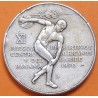 . 1,06 ONZAS de PLATA PURA x PANAMA 5 BALBOAS 1970 DISCOBOLO XI JUEGOS CENTROAMERICANOS KM.28 MONEDA MUY CIRCULADA