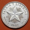 CUBA 1 PESO 1932 ESTRELLA PATRIA y LIBERTAD KM.15 MONEDA DE PLATA MBC + LIMPIADA Caribe silver coin R/4