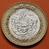 MEXICO 50 PESOS 1993 NIÑOS HEROES KM.571 MONEDA BIMETALICA DE PLATA y LATON MBC++ 1/2 Onza MEJICO R/3