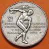 . 1,06 ONZAS de PLATA PURA x PANAMA 5 BALBOAS 1970 DISCOBOLO XI JUEGOS CENTROAMERICANOS KM.28 MONEDA MUY CIRCULADA