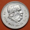 MEXICO 1 PESO 1947 JOSE MORELOS tipo "CACHETÓN" KM.456 MONEDA DE PLATA EBC @ESCASA@ Estados Unidos Mexicanos