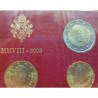 VATICANO CARTERA OFICIAL EUROS 2008 BU SET PAPA BENEDICTO XVI 1+2+5+10+20+50 CENTIMOS 1 EURO + 2 EUROS 2008 SC Divisionale