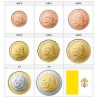 VATICANO CARTERA OFICIAL EUROS 2004 BU SET PAPA JUAN PABLO II 1+2+5+10+20+50 CENTIMOS 1 EURO + 2 EUROS 2004 SC 8 MONEDAS